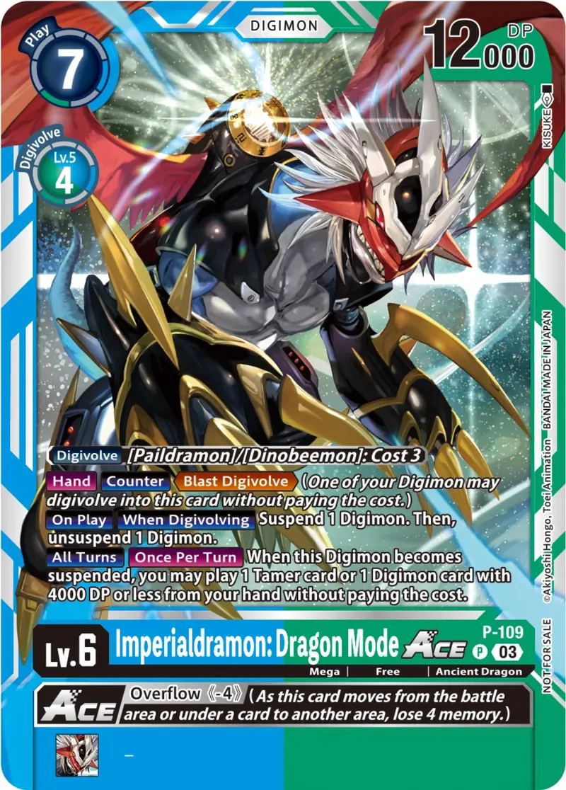 Imperialdramon: Dragon Mode Ace [P-109 ] (Nycc 2023 Demo Deck) [Promotional Cards] 1