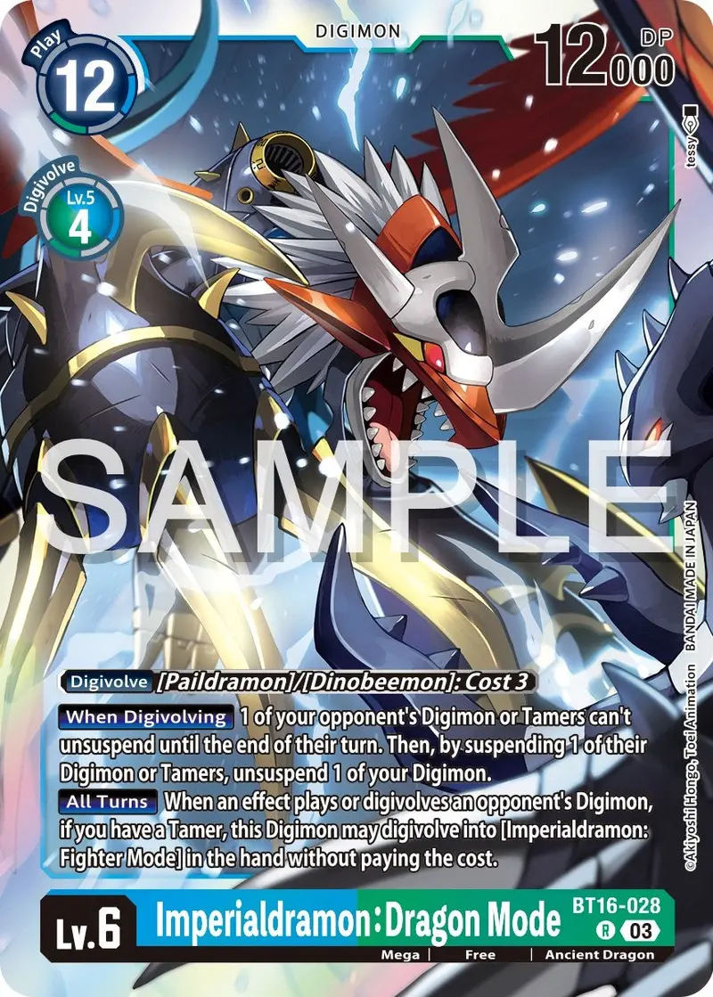 Imperialdramon: Dragon Mode [Bt16-028] [Beginning Observer] 1