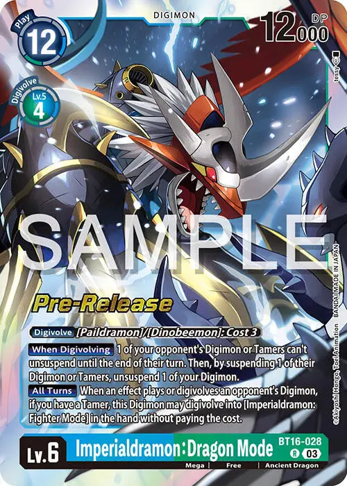 Imperialdramon: Dragon Mode [Bt16-028] [Beginning Observer Pre-Release Promos] 1