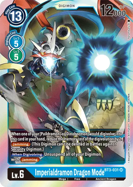 Imperialdramon Dragon Mode [Bt3-031] [Release Special Booster Ver.1.5] 1