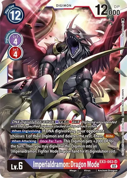 Imperialdramon: Dragon Mode [Ex3-063] [Revision Pack Cards] 1