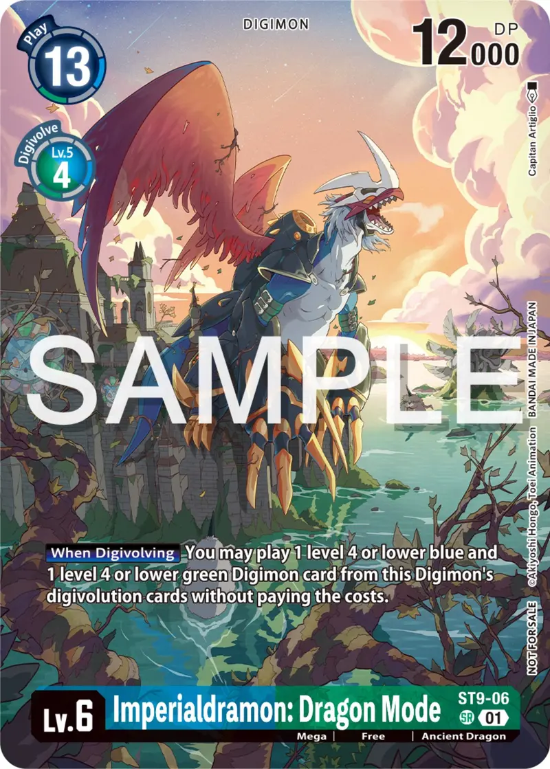 Imperialdramon Dragon Mode [St9-06] (Digimon Illustration Competition Pack 2023) [Starter Deck: Ultimate Ancient Dragon Promos] 1