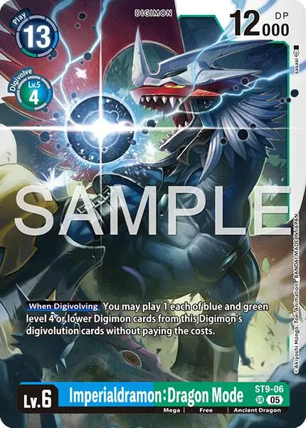 Imperialdramon: Dragon Mode [St9-06] (Reprint) [Advanced Booster Digimon Generation] 1