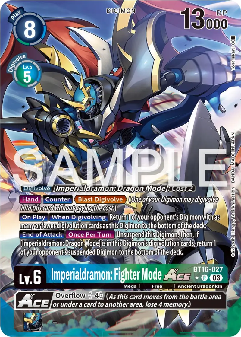 Imperialdramon: Fighter Mode Ace [Bt16-027] (Alternate Art) [Beginning Observer] 1