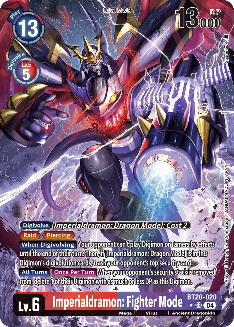 Imperialdramon: Fighter Mode [Bt20-020] (Alternate Art) [Release Special Booster Ver.2.5] 1