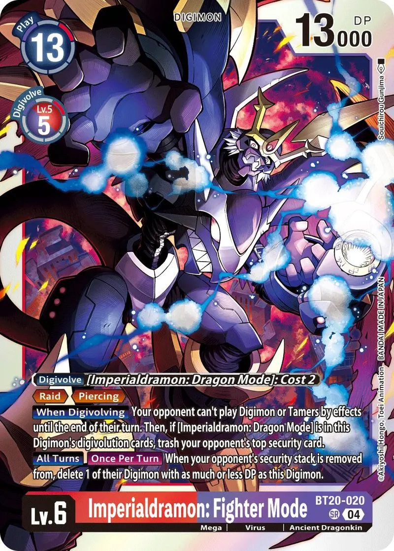 Imperialdramon: Fighter Mode [Bt20-020] [Release Special Booster Ver.2.5] 1
