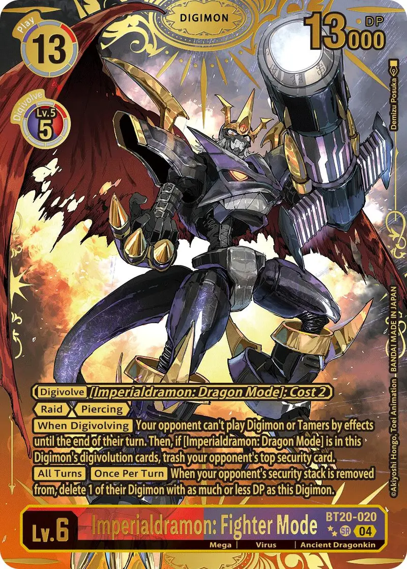 Imperialdramon: Fighter Mode [Bt20-020] (Textured) [Release Special Booster Ver.2.5] 1