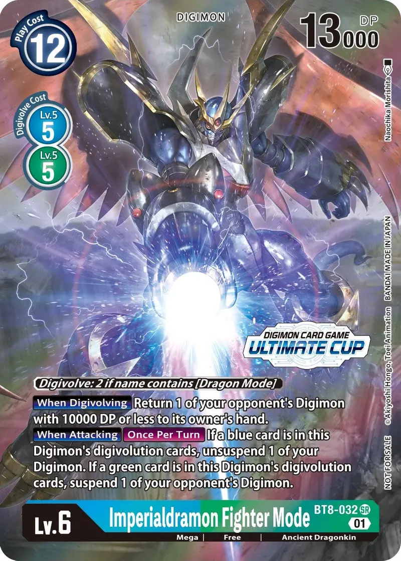 Imperialdramon Fighter Mode [Bt8-032] (April Ultimate Cup 2022) [New Awakening Promos] 1