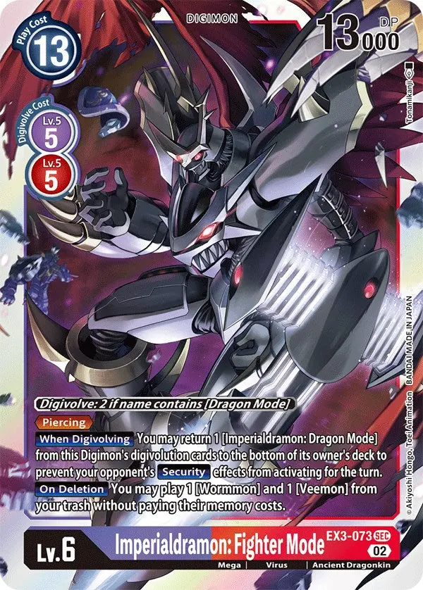 Imperialdramon: Fighter Mode [Ex3-073] [Draconic Roar] 1