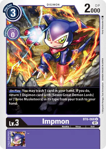 Impmon [Bt6-068] [Double Diamond] 1
