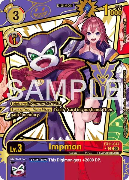 Impmon [Ex11-047] (Rare Pull) [Dawn Of Liberator] 1