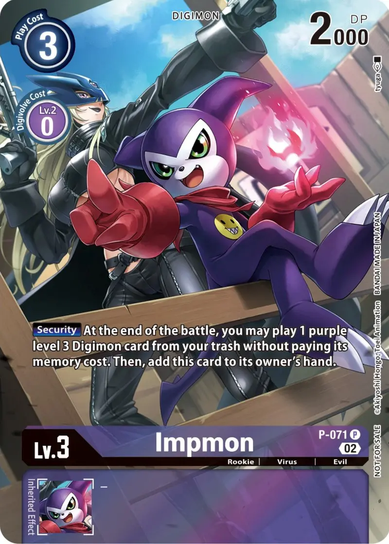 Impmon [P-071] (Official Tournament Pack Vol. 10) [Promotional Cards] 1