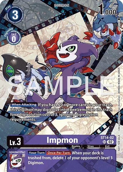 Impmon [St14-02] (Sinister Order Legend Pack) [Starter Deck: Beelzemon Advanced Deck Set] 1