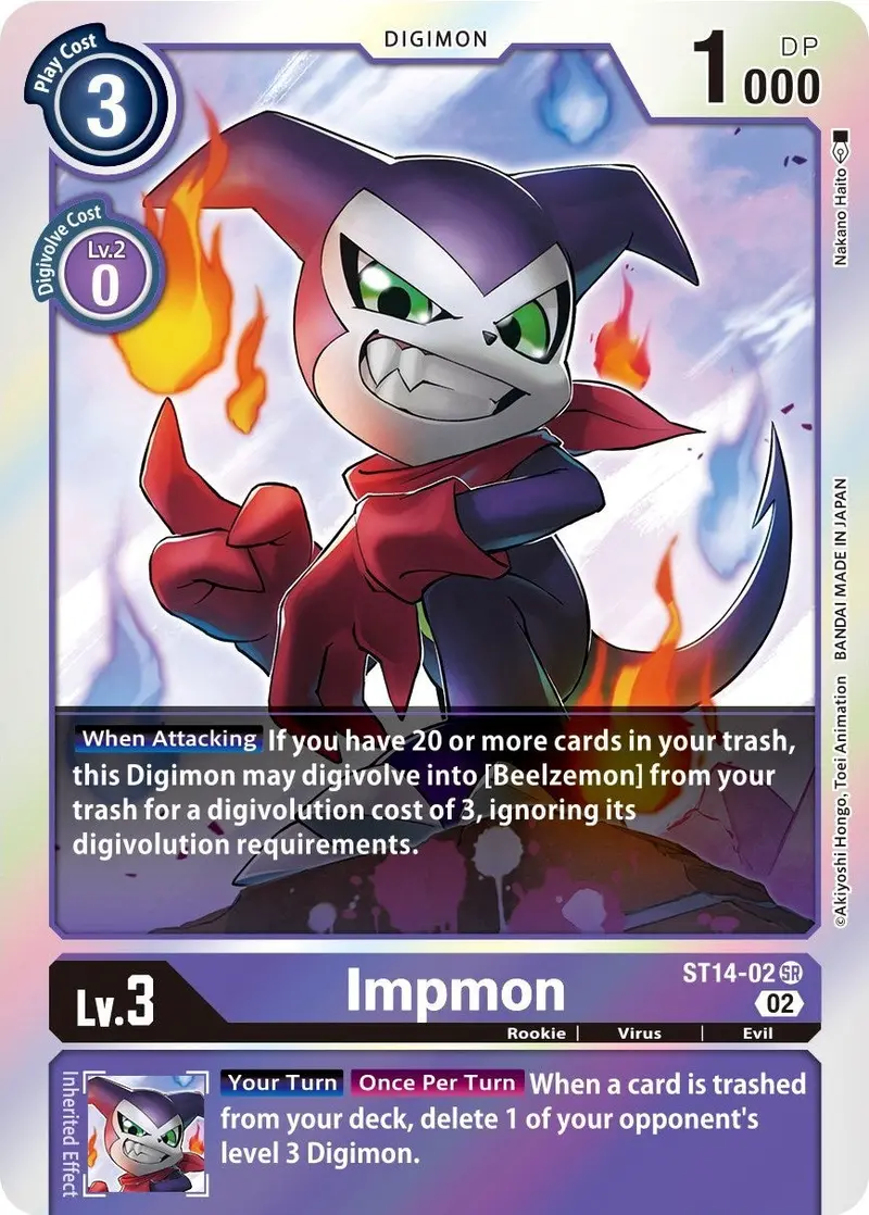 Impmon [St14-02] [Starter Deck: Beelzemon Advanced Deck Set] 1
