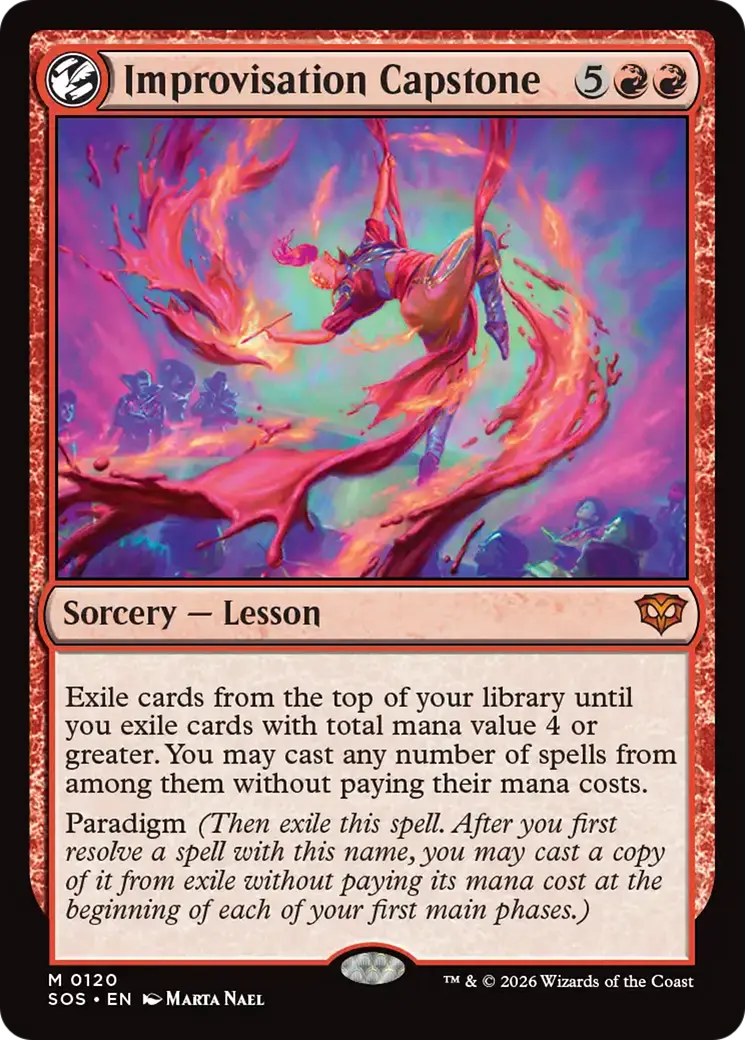 Improvisation Capstone [Secrets Of Strixhaven] 1
