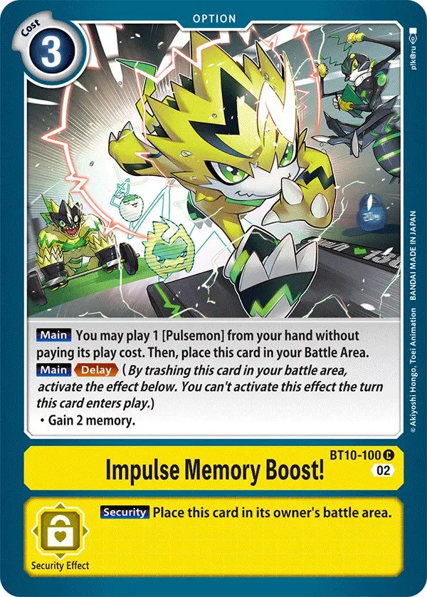 Impulse Memory Boost! [Bt10-100] [Xros Encounter] 1