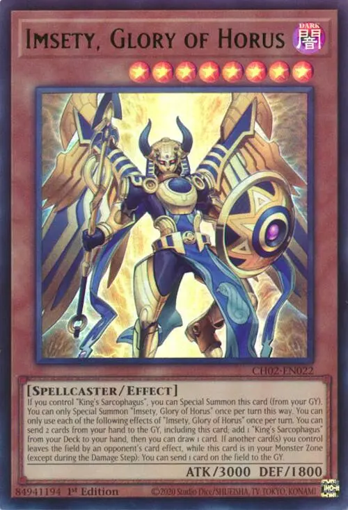 Imsety, Glory Of Horus [Ch02-En022] Ultra Rare 1
