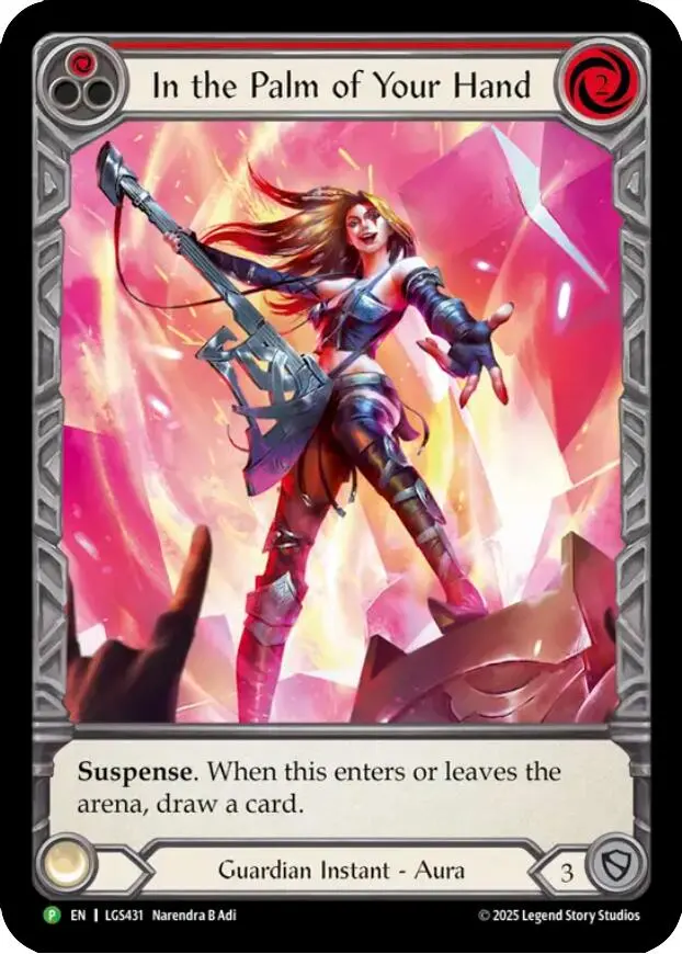 In The Palm Of Your Hand [Lgs431] (Promo)  Cold Foil 1