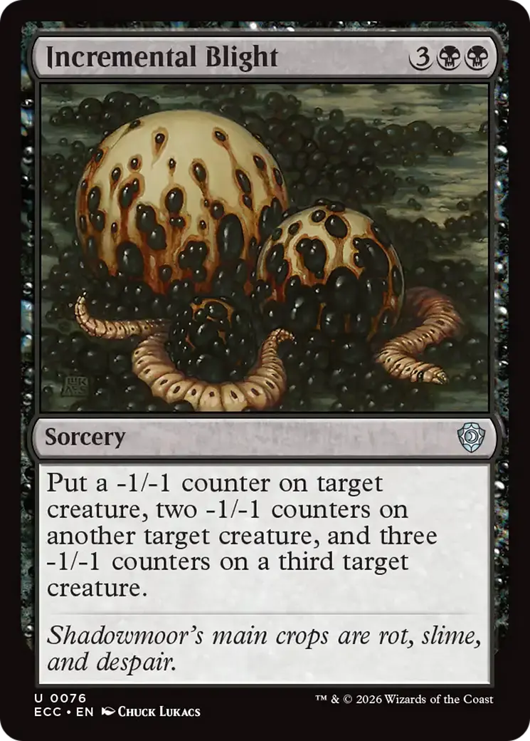 Incremental Blight [Lorwyn Eclipsed Commander] 1