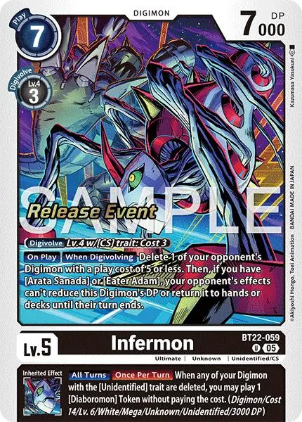 Infermon [Bt22-059] [Cyber Eden Release Event Cards] 1