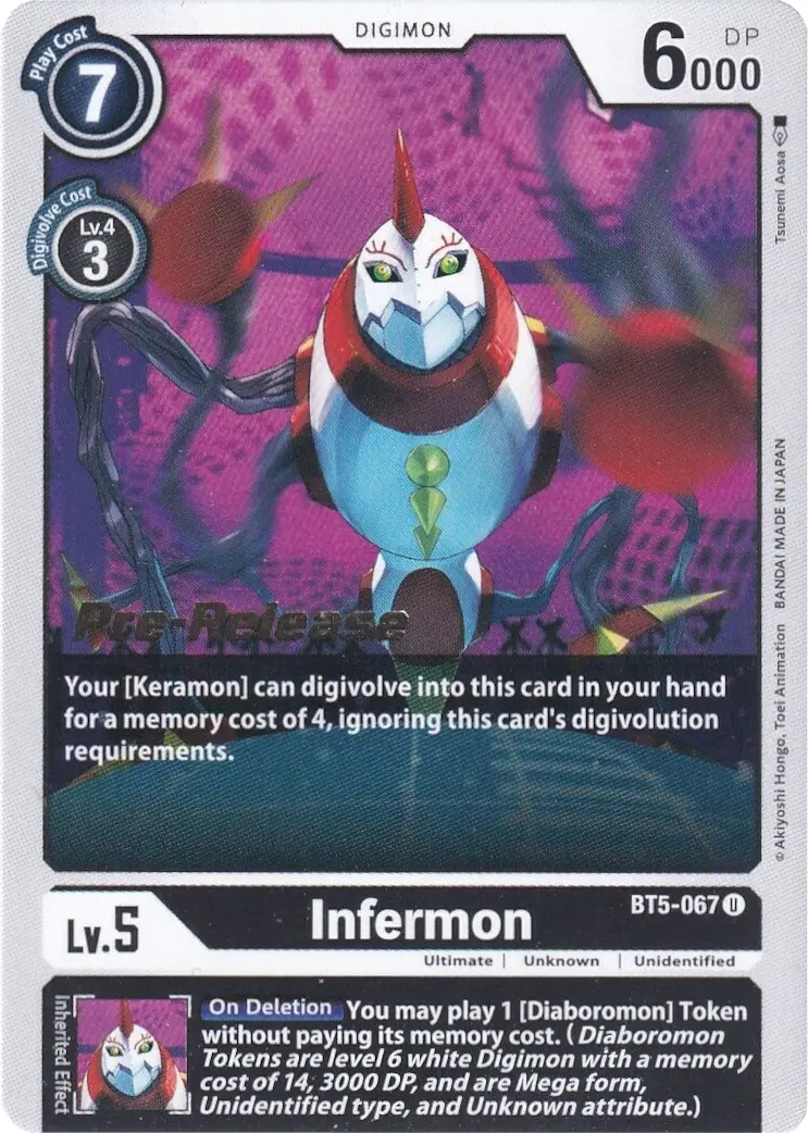 Infermon [Bt5-067] [Battle Of Omni Pre-Release Promos] 1