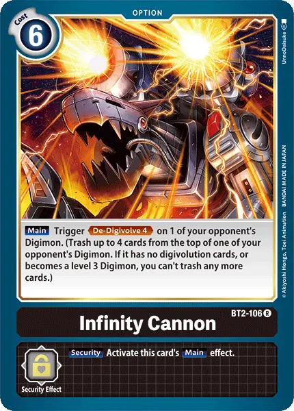 Infinity Cannon [Bt2-106] [Release Special Booster Ver.1.0] 1