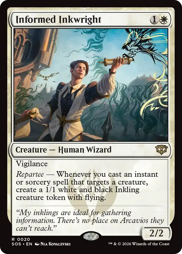 Informed Inkwright [Secrets Of Strixhaven] 1