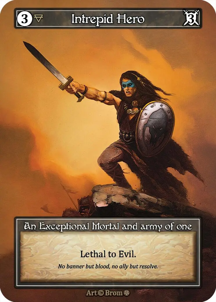 Intrepid Hero (Foil) [Gothic] 1