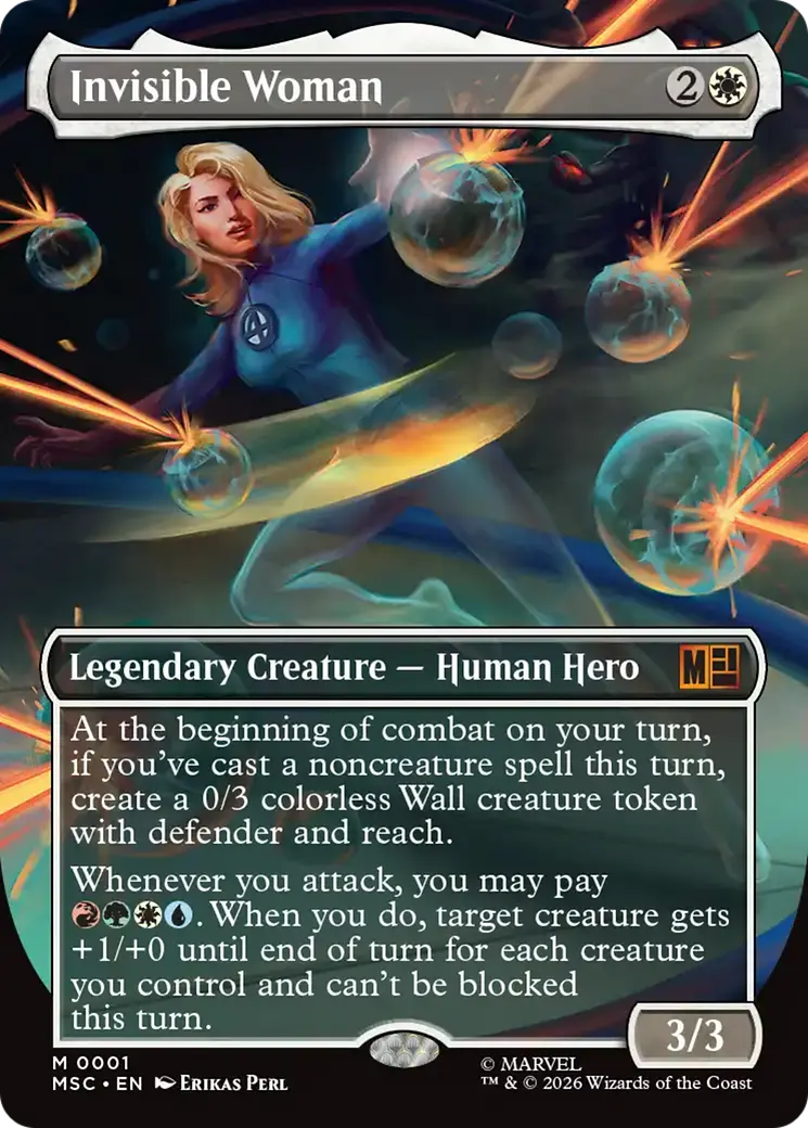 Invisible Woman (Borderless) [Marvel Super Heroes Commander] 1