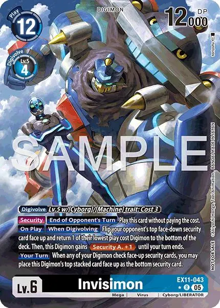 Invisimon [Ex11-043] (Box Topper) [Dawn Of Liberator] 1