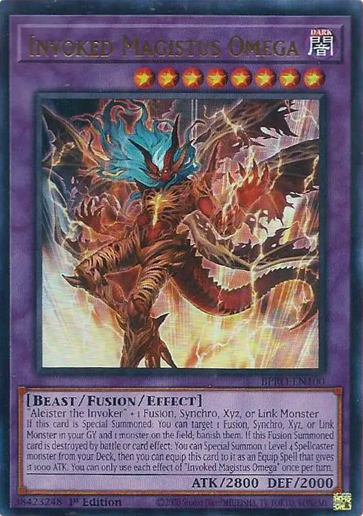 Invoked Magistus Omega [Bpro-En100] Ultra Rare 1