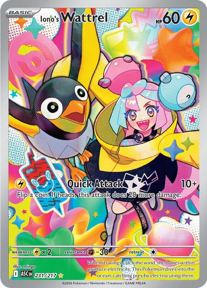 Iono's Wattrel (231/217) [Mega Evolution: Ascended Heroes] 1