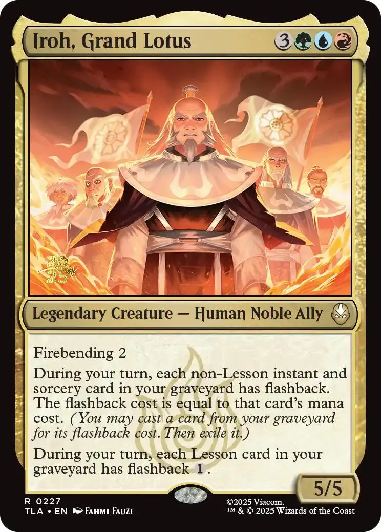Iroh, Grand Lotus [Avatar: The Last Airbender Prerelease Cards] 1