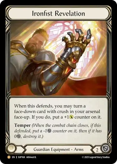 Ironfist Revelation [Sup168] (Super Slam)  Rainbow Foil 1