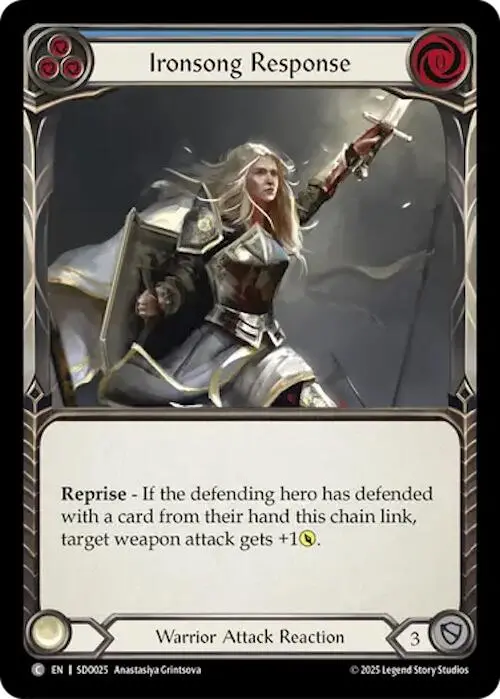 Ironsong Response (Blue) (Regular) [Sdo025] (Gem Pack 2) 1