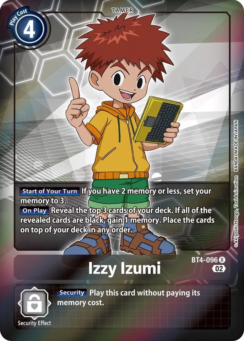 Izzy Izumi [Bt4-096] (Alternate Art) [Starter Deck: Ragnaloardmon] 1