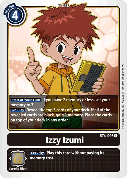 Izzy Izumi [Bt4-096] [Great Legend] 1