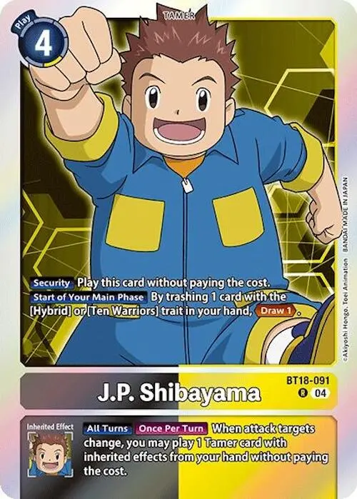 J.P. Shibayama [Bt18-091] [Release Special Booster Ver.2.0] 1