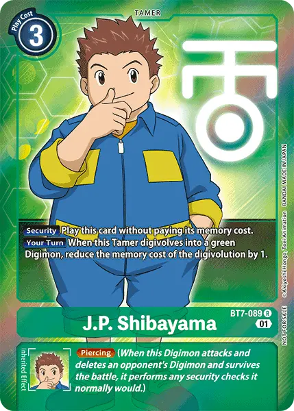 J.P. Shibayama [Bt7-089] (Alternative Art - Box Topper) [Next Adventure] 1
