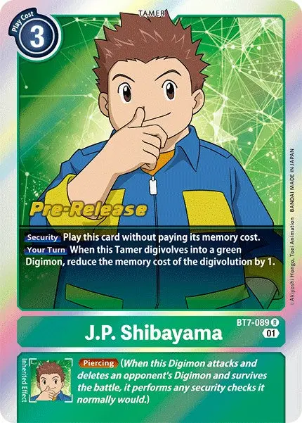 J.P. Shibayama [Bt7-089] [Next Adventure Pre-Release Cards] 1