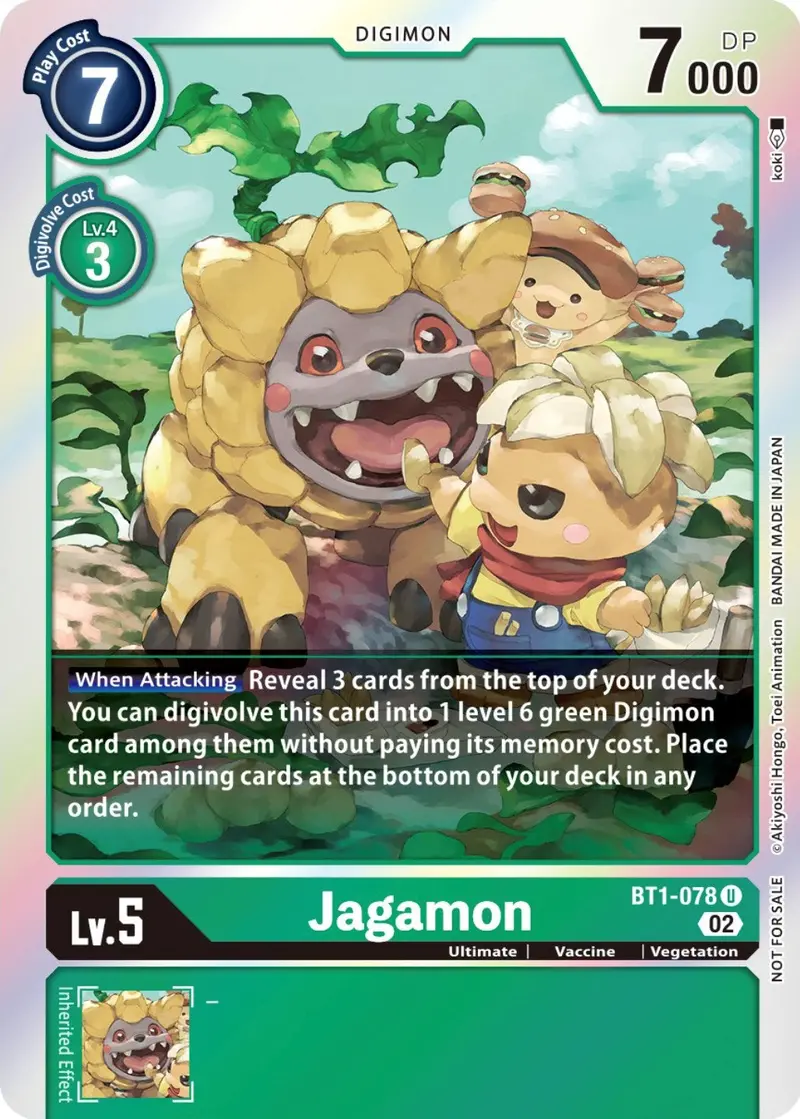 Jagamon [Bt1-078] (Official Tournament Pack Vol. 7) [Release Special Booster Promos] 1