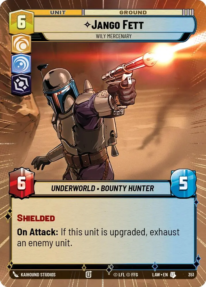Jango Fett - Wily Mercenary (351) (Hyperspace) (351) [A Lawless Time] 1