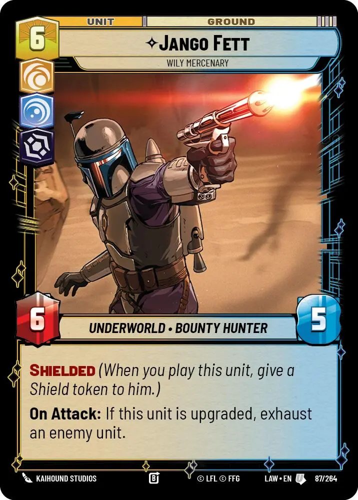 Jango Fett - Wily Mercenary (87/264) (87/264) [A Lawless Time] 1