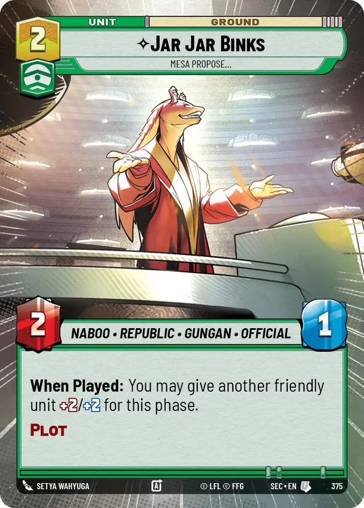 Jar Jar Binks - Mesa Propose (Hyperspace) (375) (375) [Secrets Of Power] 1