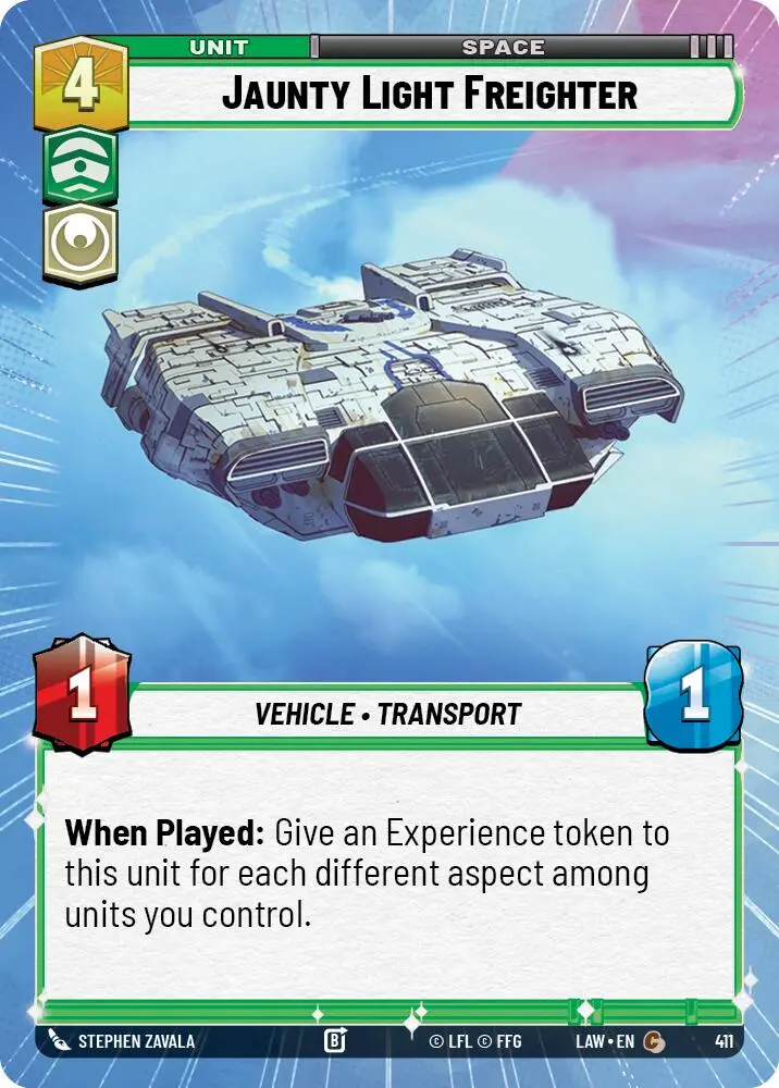 Jaunty Light Frieghter (411) (Hyperspace) (411) [A Lawless Time] 1