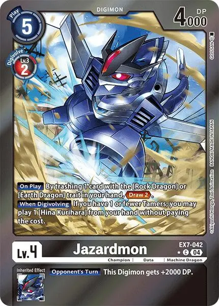 Jazardmon [Ex7-042] (Foil) [Digimon Liberator] 1