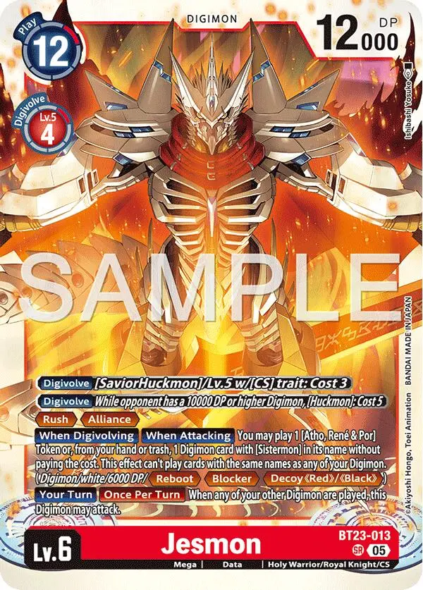 Jesmon [Bt23-013] [Hackers' Slumber] 1