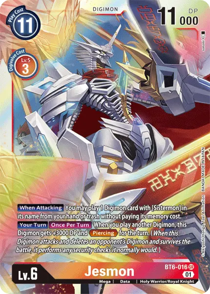 Jesmon [Bt6-016] [Double Diamond] 1