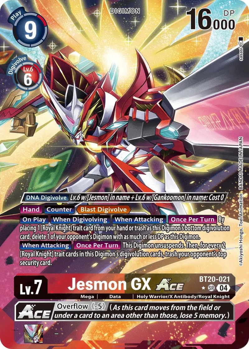 Jesmon Gx Ace [Bt20-021] (Alternate Art) [Release Special Booster Ver.2.5] 1