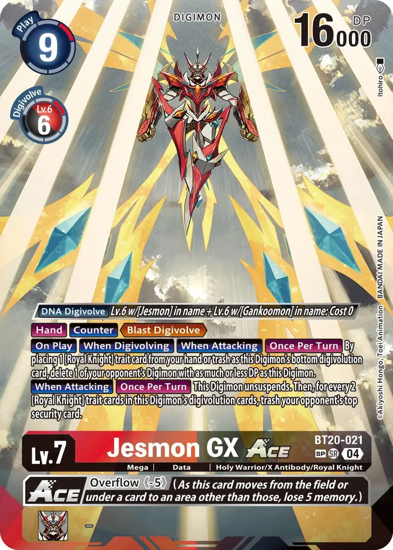 Jesmon Gx Ace [Bt20-021] (Textured) [Release Special Booster Ver.2.5] 1